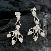 Kristine Elegant White Stud Earrings for Everyday Wear